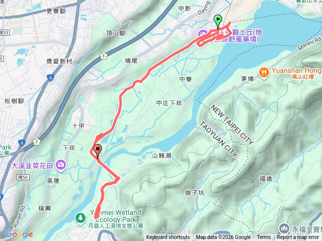 115.01.03山水步道-中庄吊橋-月眉落羽松