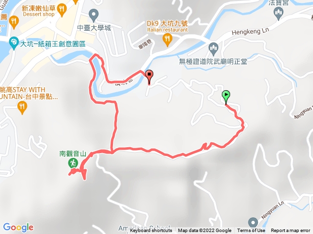 南觀音山半圓路線