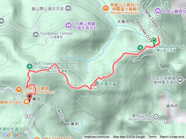 青龍山、大棟山