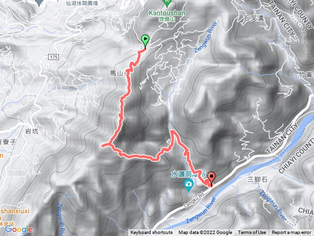 崁馬鞍-三尖山-猿山-劍文溪產業道路(除草 綁繩)