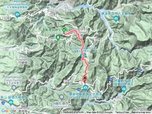 20211104 瑞里茗軒竹~瑞太'瑞奮古道~雲戴山~糕仔崁古道~奮起湖便當~169公路~~石桌竹崎農會附屬住宿~石桌羊肉爐~石桌夜遊