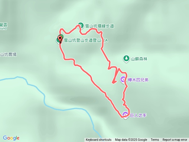 雪山坑登山步道預覽圖