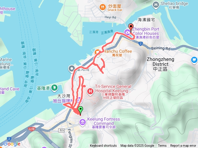 旭丘-武昌街104巷-正濱漁港