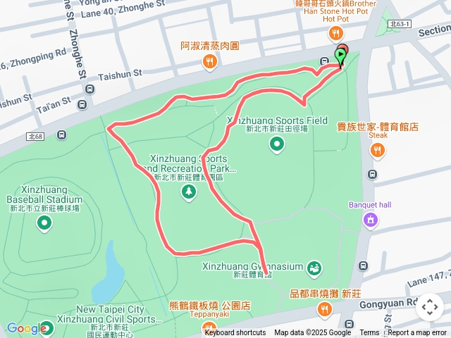 新莊體育場健行