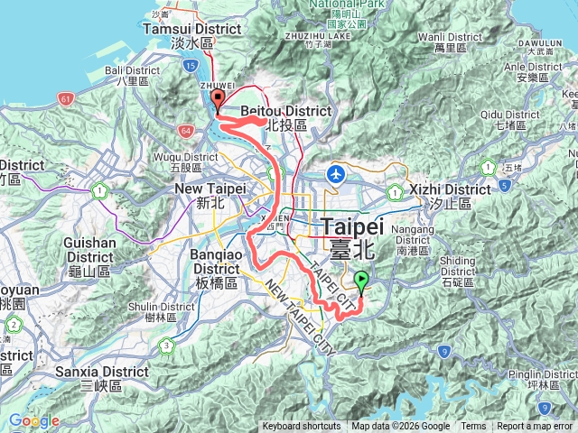2026臺北大縱走臺北大縱走第八段：捷運動物園站至捷運關渡站[河濱自行車道]20260401073443預覽圖