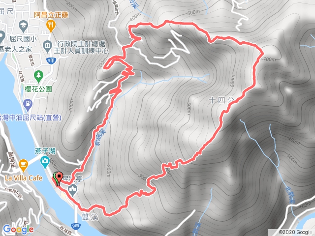 新店二龍山_直潭山O型20181124