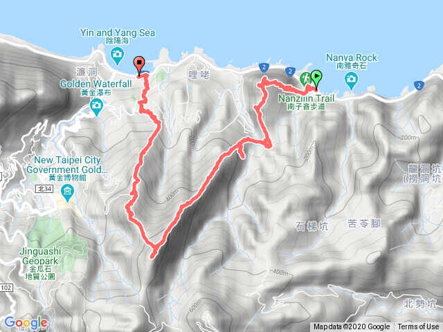 1091031_南子吝-小錐麓-劍龍稜-半屏山-茶壺山-黃金二稜