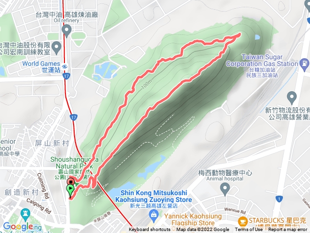 半屏山O型(翠華路-北峰碉堡)