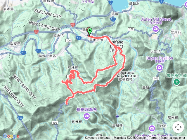 20250429蛇字形古道稜線段-八分寮古道-三角尖山-尪仔上天山-八分寮頂山
