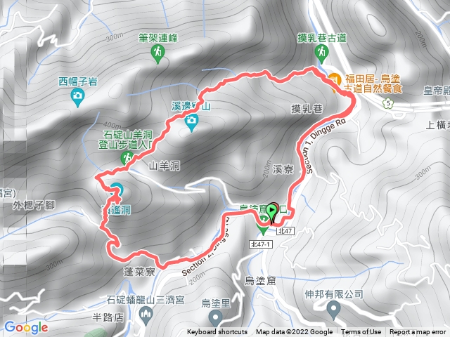 新北石碇】烏塗溪步道、摸乳巷古道、山羊洞步道O型