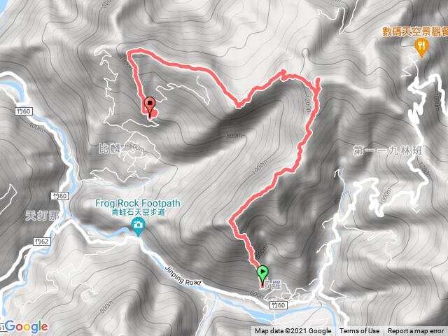1100502那羅山~媒源山~比麒山~尖石東峰~尖石山縱走
