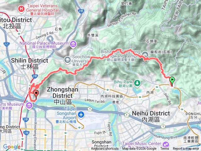 20260117環大台北天際線第五段之後段：大湖公園-士林劍潭預覽圖