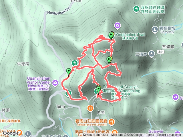 觀音山硬漢嶺登山步道預覽圖