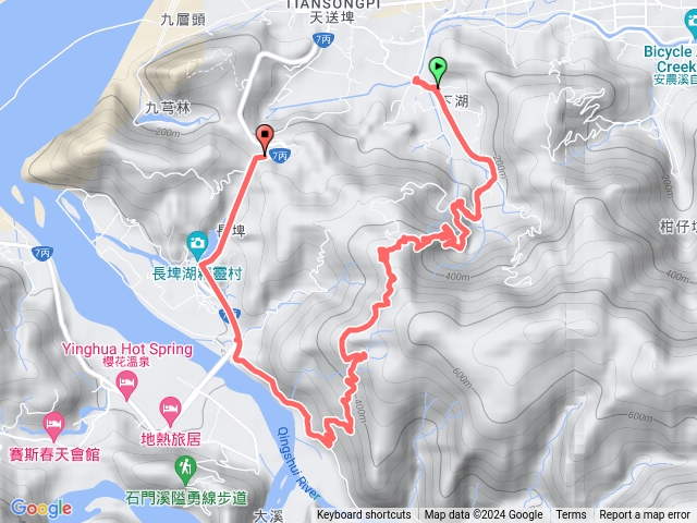 電火溪、阿柑果園、清水溪