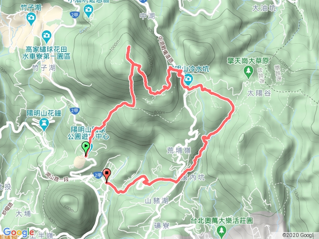 七星主北東峰夢幻湖絹絲瀑布行