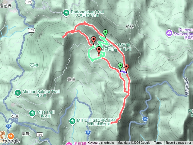 頂湖四連峰（芙蓉山、天福山、大凍山、霹靂山）、頂湖環湖步道20260908