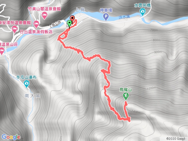 上島山（泰安鳥嘴山）