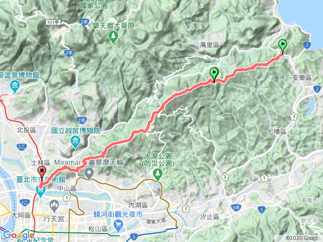 界寮縱走(基隆到劍潭)