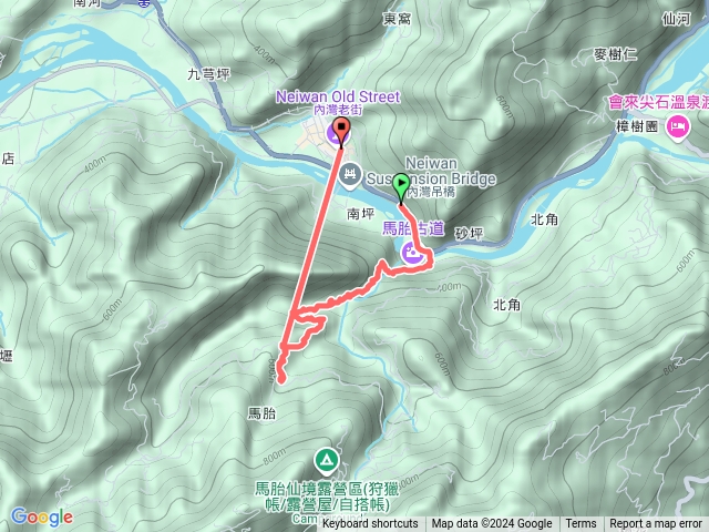 馬胎古道到內灣山