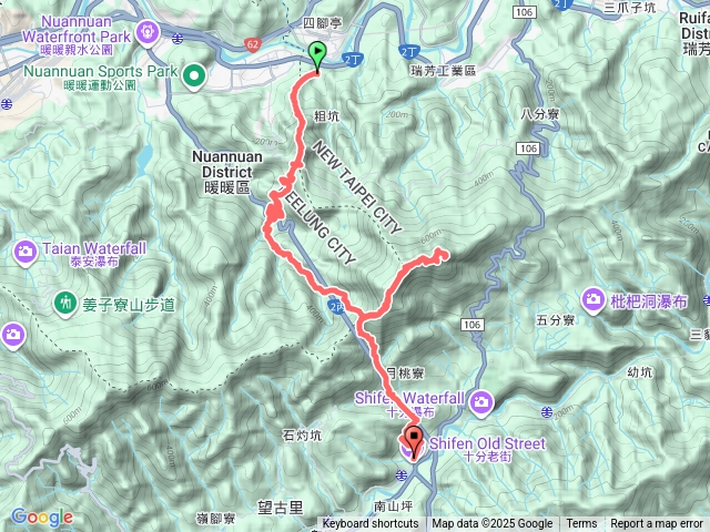 四腳亭到十分預覽圖