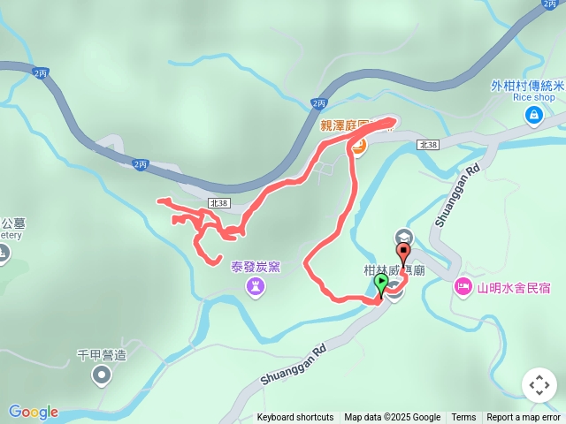 雙溪煤礦探索(過去航跡因草長多處不得行，無意間走入變電所處為私人菜園很抱歉)