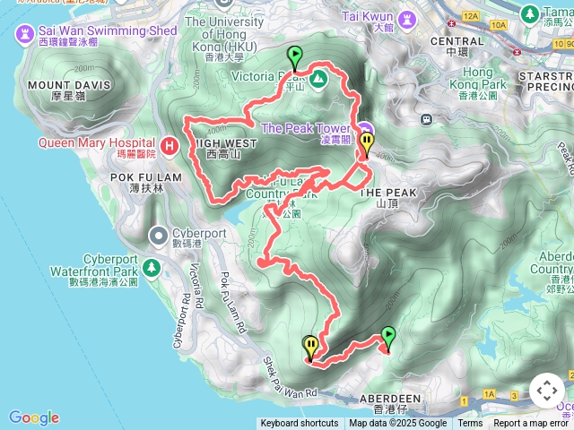 港島徑第二段逆走到第一段