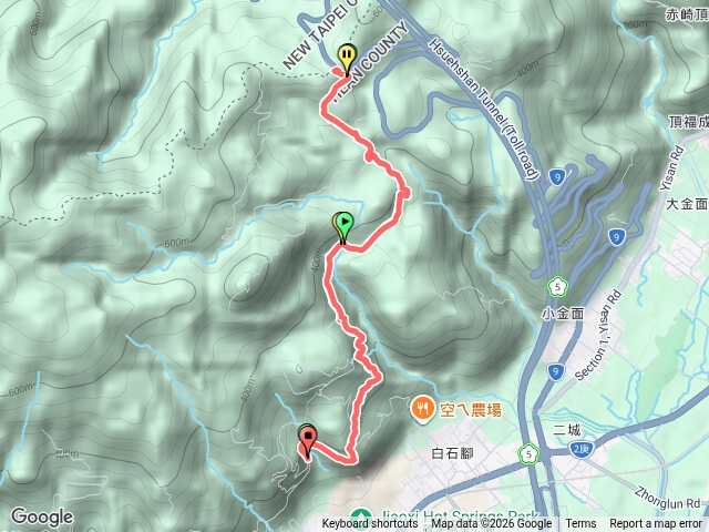 跑馬古道原路來回預覽圖