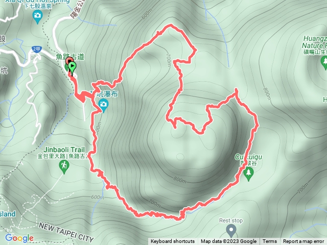 上磺溪-魚路古道-翠翠谷-大尖後山-冷水大山