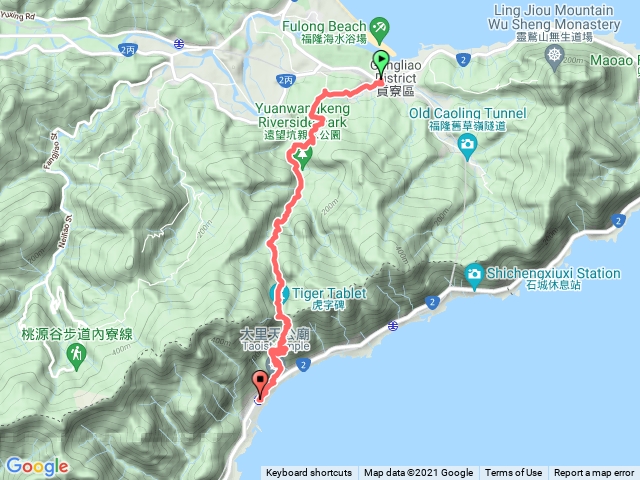 草嶺古道（福隆-大里）