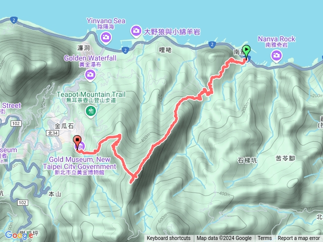 劍龍稜、鋸齒稜、半屏山、茶壺山預覽圖