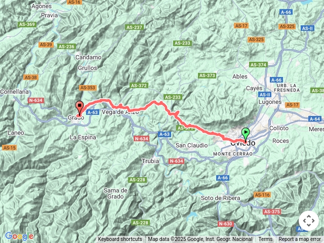 原始之路1Oviedo-Grado