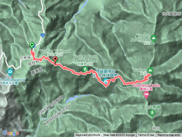 單攻玉山主峰 nearly dead