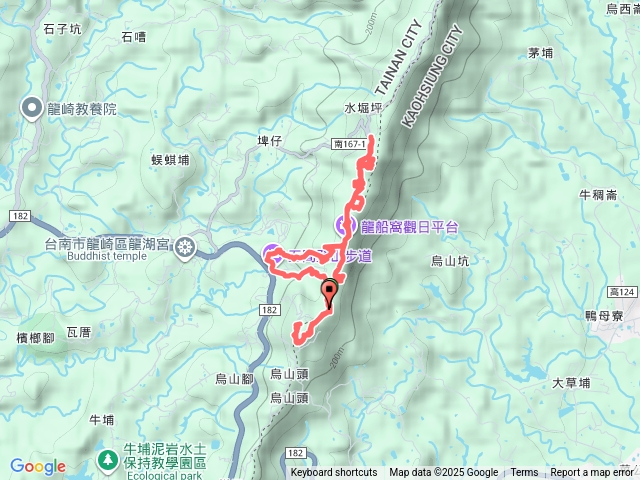 龍船窩山烏山頭山預覽圖