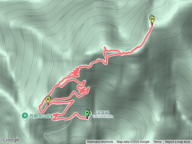 埔里關刀山西峰連走關刀山預覽圖