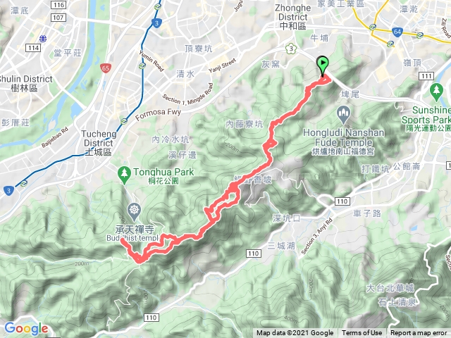 圓通寺火焰山來回
