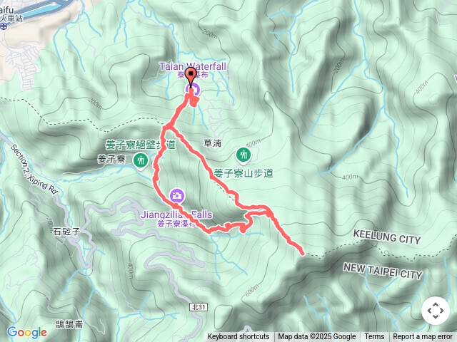 2025-03-02 泰安瀑布、旗尾崙山、姜子寮山、小學池、姜子寮絕壁預覽圖