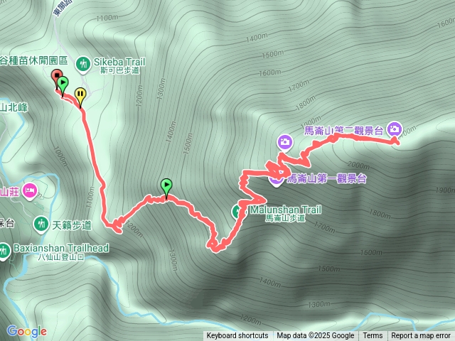 馬崙山步道/導馬崙山步道支線