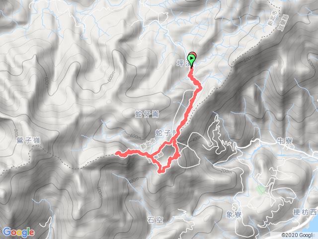 坪溪古道-石空山-太和山O型行程