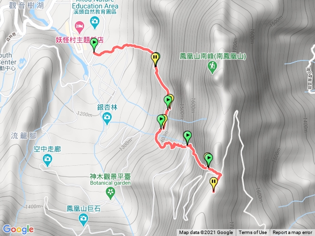 溪頭賞鳥步道及登山步道