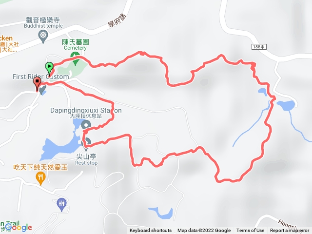 觀音山：陳氏墓園-望鄉亭-駱駝山-ㄧ線天-大坪頂