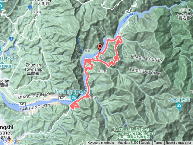 20240107苗栗泰安雪山坑山北峰、雪山坑山、達觀山、埋伏坪山