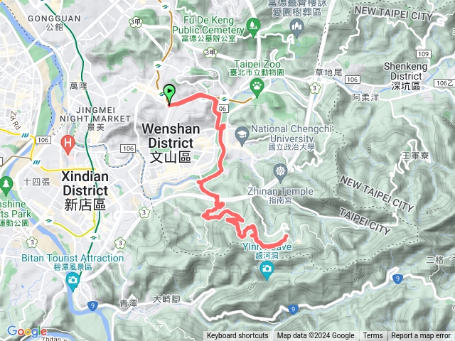 萬芳醫院ubike上貓空