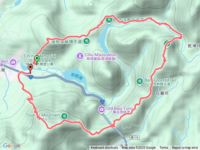 大溪慈湖-草嶺山-石龜坑山-頭寮山O型預覽圖