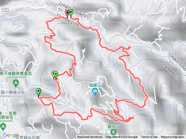 崩山，福籠山，大白鳩