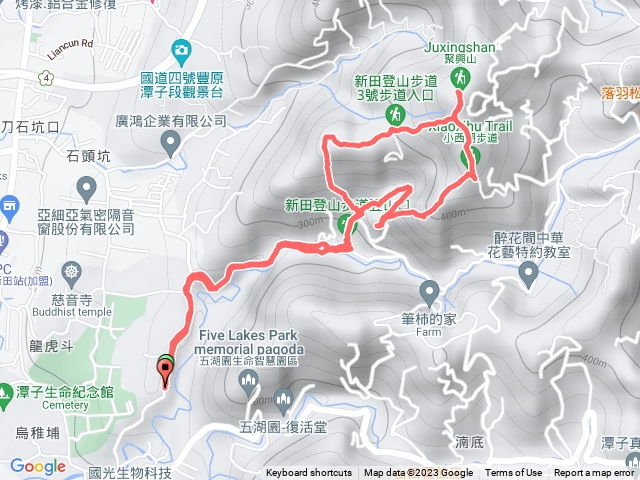 聚興山、新田登山步道