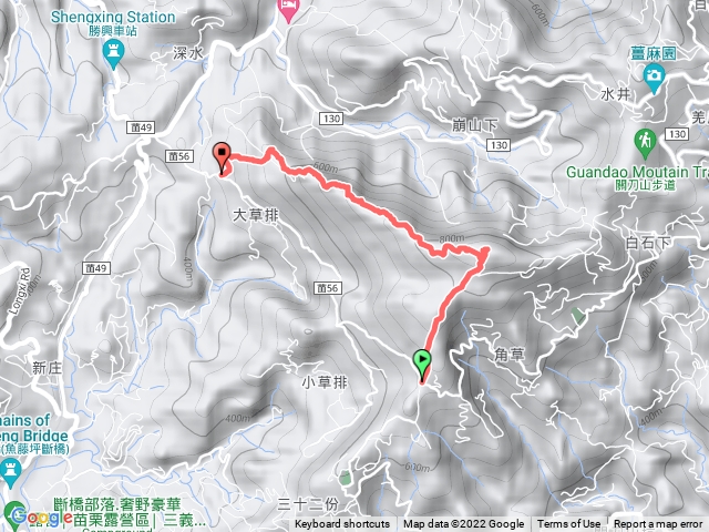 2022.11.06關刀山-關刀山西北峰縱走(開路行程)