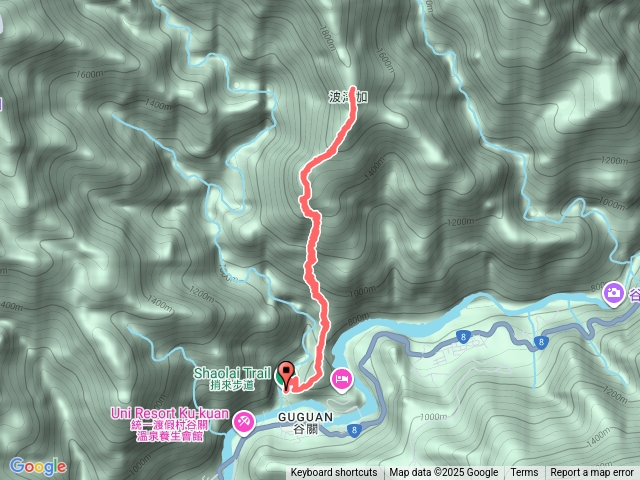 波加津山三角點休息70分鐘預覽圖