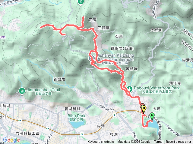 大溝溪-白石湖-大崙頭山-鯉魚山