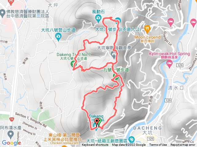 大坑10、7、6、9步道