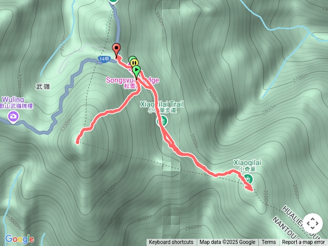 合歡東峰小奇萊